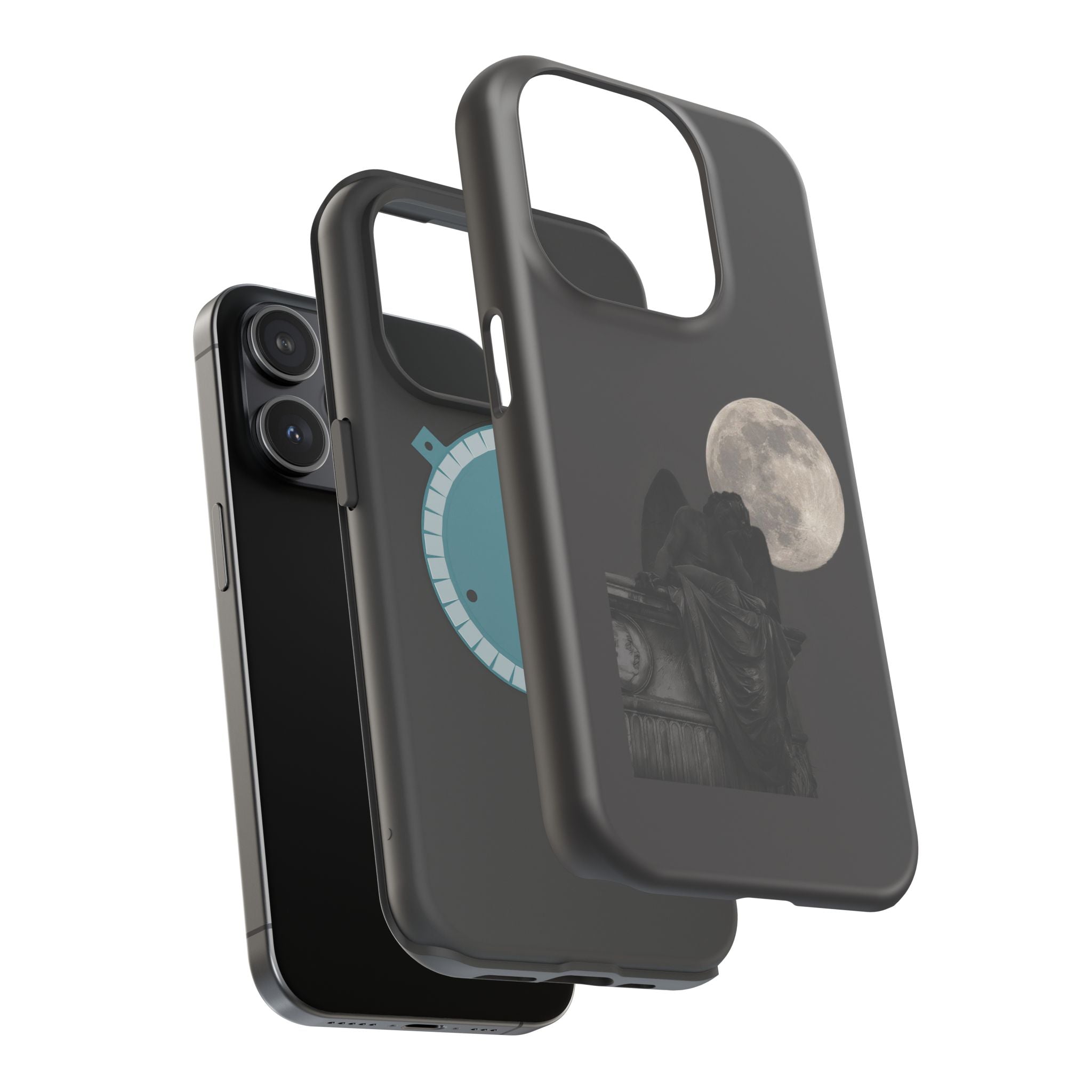 Angel Statue Magnetic Protective Phone Case